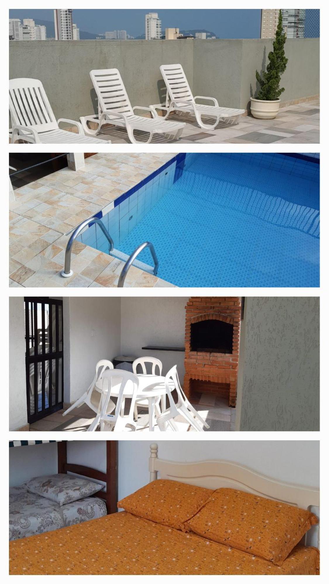 Guarujá: Beachside Retreat With Pool And Flexible Check-in Apartment *